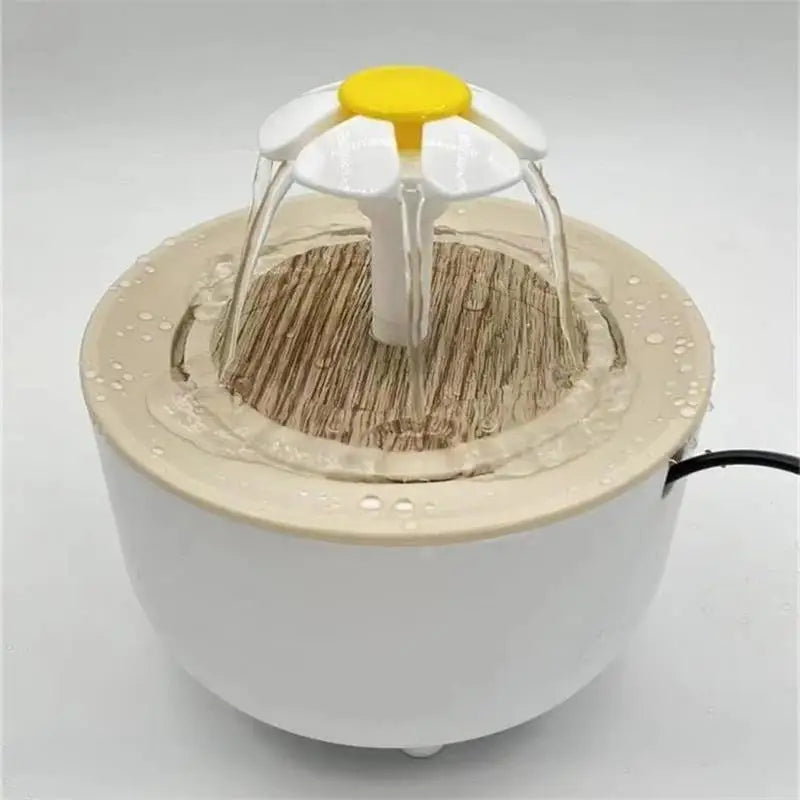 Automatic USB Electric Cat Water Fountain with Filtered Recirculation - 1200ml Capacity