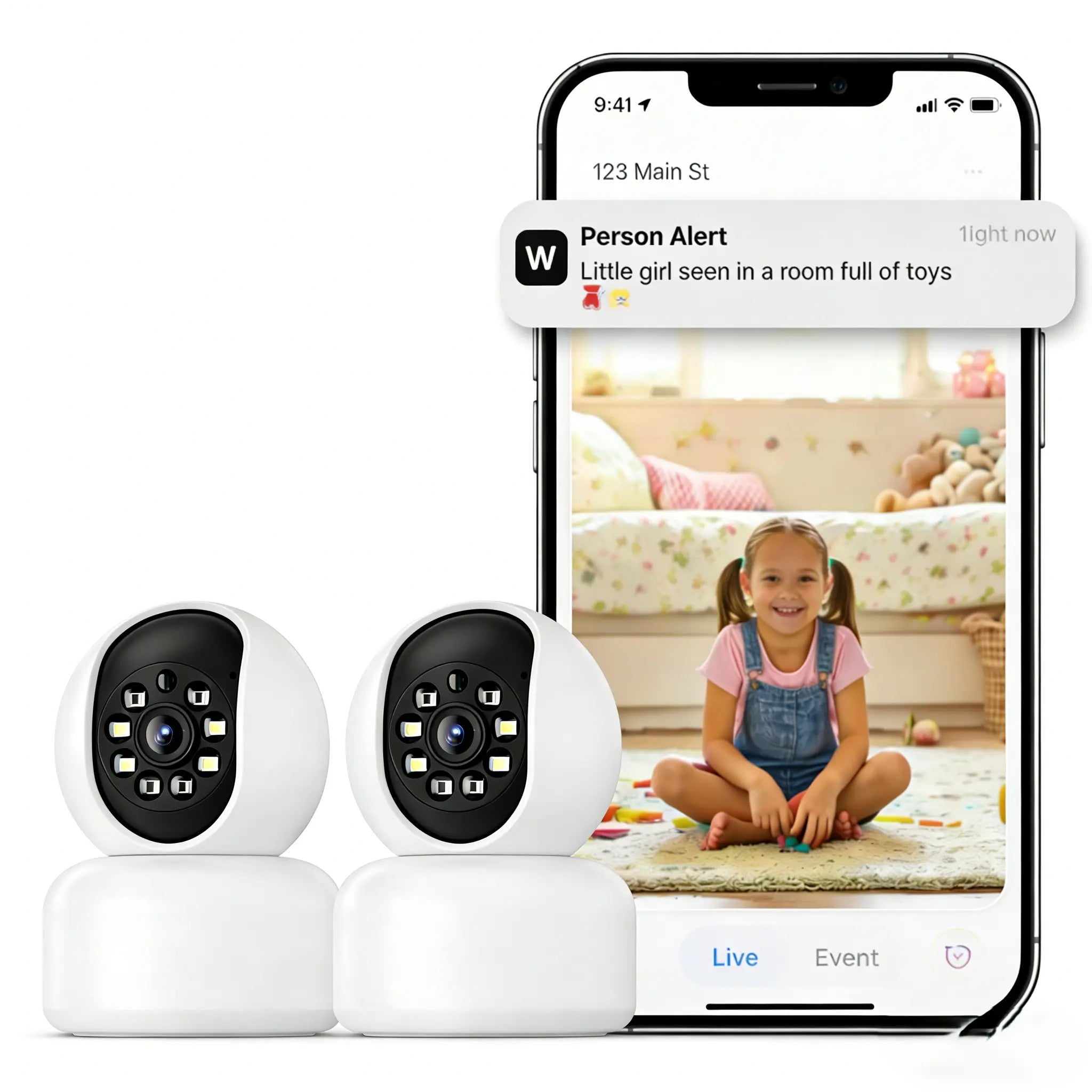 Hawkray Smart Pet Monitor for Multi-Pet Homes | 360° Coverage | 3MP 2K HD Resolution | AI Pet Recognition | Two-Way Audio and Home Security Features