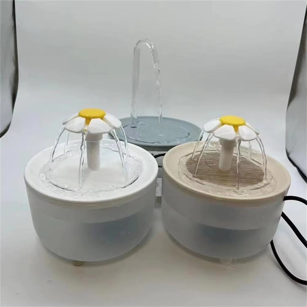 Automatic USB Electric Cat Water Fountain with Filtered Recirculation - 1200ml Capacity