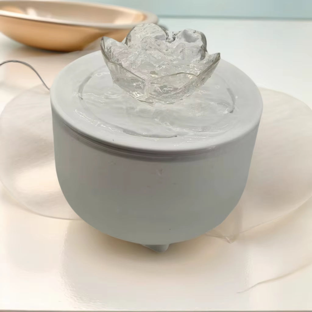 Automatic USB Electric Cat Water Fountain with Filtered Recirculation - 1200ml Capacity