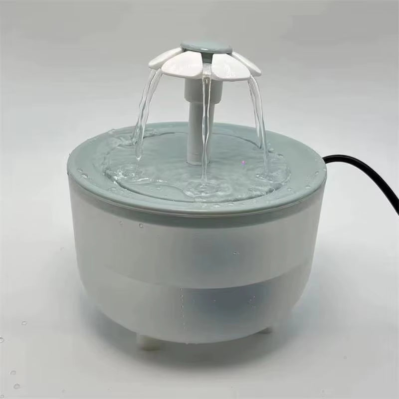 Automatic USB Electric Cat Water Fountain with Filtered Recirculation - 1200ml Capacity