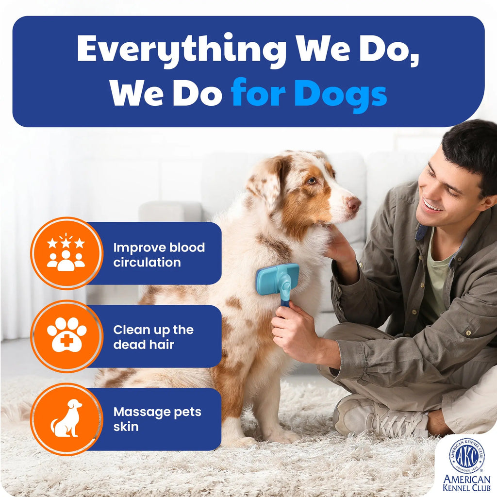 Self-Cleaning Slicker Brush for Pets