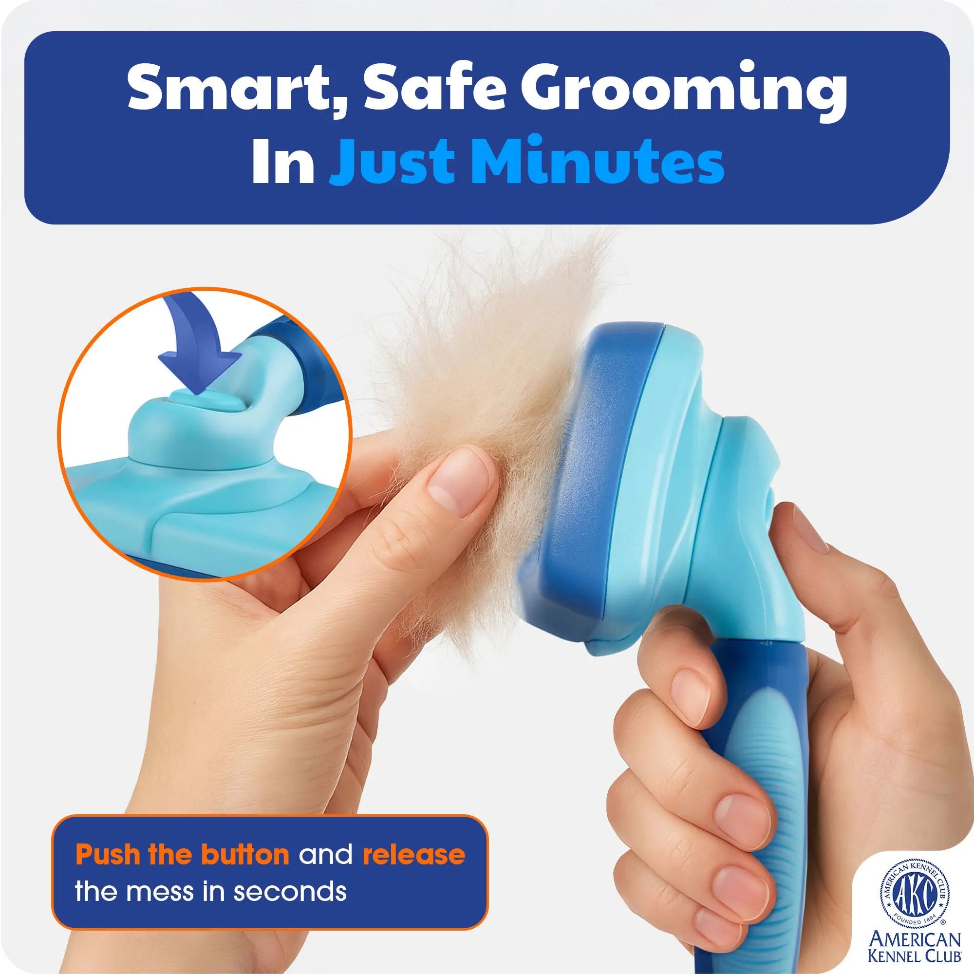 Self-Cleaning Slicker Brush for Pets