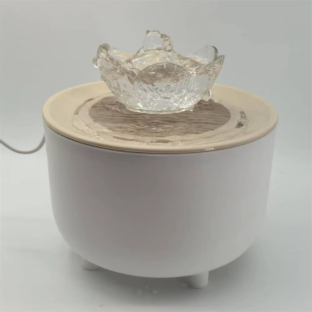 Automatic USB Electric Cat Water Fountain with Filtered Recirculation - 1200ml Capacity